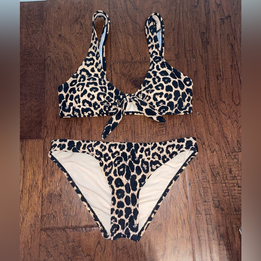 Cabana Del Sol cheetah print bikini